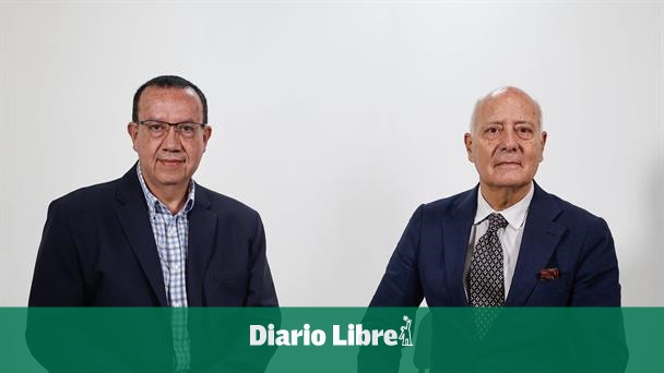Juan Manuel de Faramiñán y Gabriel Paredes Chávez en la entrevista de Diario Libre